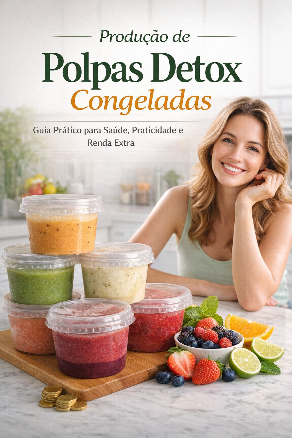 Produção de Polpas Detox Congeladas